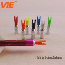 ViE Mutilcolor Aluminum Pins + Plastic Nocks Arrow Nocks Plastic Nocks L size for 6.2mm Shaft ViE Mutilcolor Aluminum Pins + Plastic Nocks Arrow Nocks Plastic Nocks L size for 6.2mm Shaft