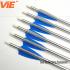 ViE 30 inch Aluminum Arrow Shaft with 4 inch TPU Material Vane -12 pack ViE 30 inch Aluminum Arrow Shaft with 4 inch TPU Material Vane -12 pack