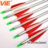 ViE 30 inch Aluminum Arrow Shaft with 4 inch TPU Material Vane -12 pack ViE 30 inch Aluminum Arrow Shaft with 4 inch TPU Material Vane -12 pack