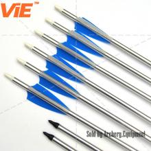 ViE 30 inch Aluminum Arrow Shaft with 4 inch TPU Material Vane -12 pack ViE 30 inch Aluminum Arrow Shaft with 4 inch TPU Material Vane -12 pack