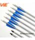 ViE 30 inch Aluminum Arrow Shaft with 4 inch TPU Material Vane -12 pack