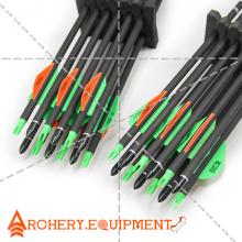 30 inch Target Hunting Arrows Carbon Arrow Green-Orange Blazer Feather with Replaceable Arrowhead Spine 300 for Recurve and Coumpond Bows 30 inch Target Hunting Arrows Carbon Arrow Green-Orange Blazer Feather with Replaceable Arrowhead Spine 300 for Recurve and Coumpond Bows