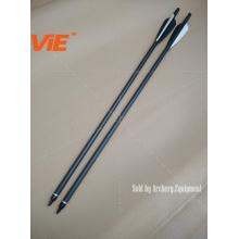 ViE 20 inch Spine 300 Pure Carbon Shaft Arrows with TPU Material Vane -12 pack