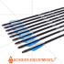 30inch Target Hunting Arrows Fiberglass Arrow with Replaceable Arrowhead Spine 500 for Recurve/Coumpond Bows