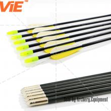 ViE 79 см Жесткость 700 Древко из стекловолокна Стрелы с тройным оперением Пластик Материал Перо С прицелом-12 шт