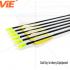 ViE 79 см Жесткость 700 Древко из стекловолокна Стрелы с тройным оперением Пластик Материал Перо С прицелом-12 шт
