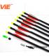 ViE 30 inch Spine 450 Fiberglass Shaft Arrows 3 inches Plastic Material Vane -12 pack