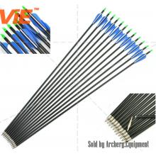 ViE 82 см Жесткость 500 Древко из стекловолокна Стрелы с тройным оперением Пластик Материал Перо-12 шт