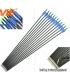 ViE 32 inch Spine 500 Fiberglass Shaft Arrows 3 inches Plastic Material Vane -12 pack