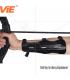 ViE 8.7 inch PU Leather Targeting Arm Protector 3 Straps Elastic Archery Arm Guard Black